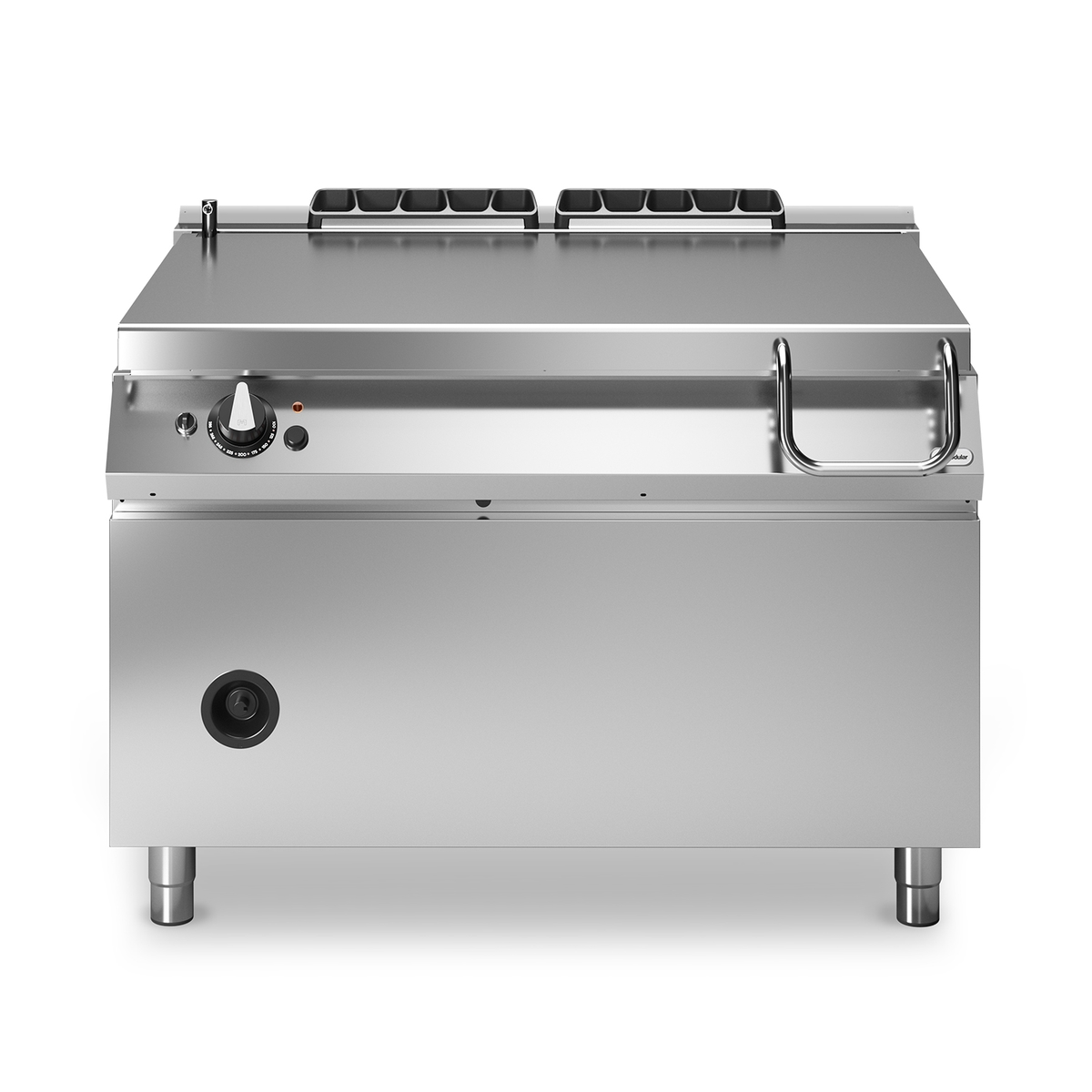 ROC 90/120 Gas-Brenner 120 Lt Eisen-Kippbehälter motorisiert 24 kW