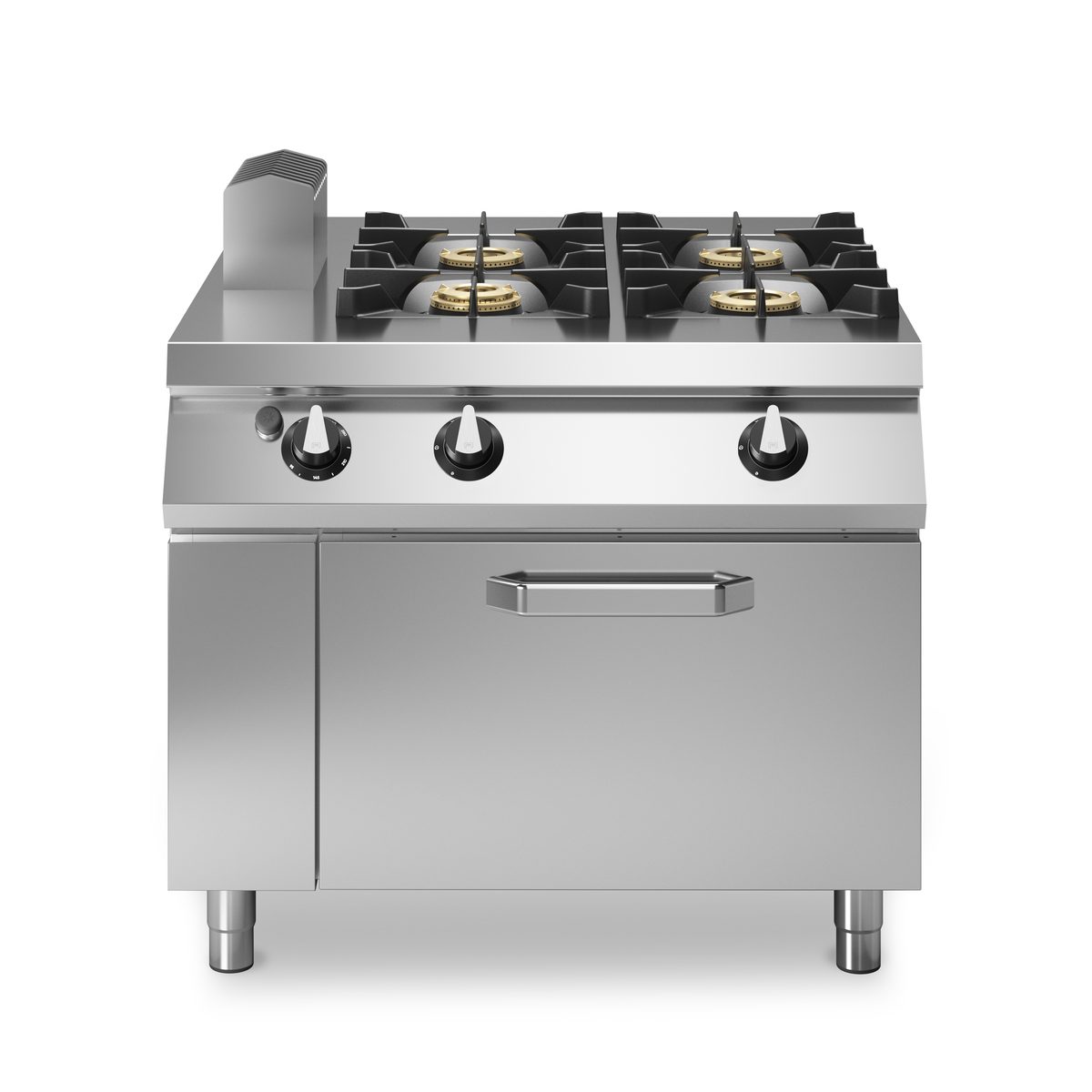 ROC 110/100 4-Brenner 4-Brenner 32 kW Gasherd mit 10 kW Gasbackofen