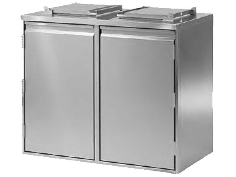 Hoffman Konfiskatkühler 2-120-ZK Zentralkälte ohne I-Fach R134a 2x 120L