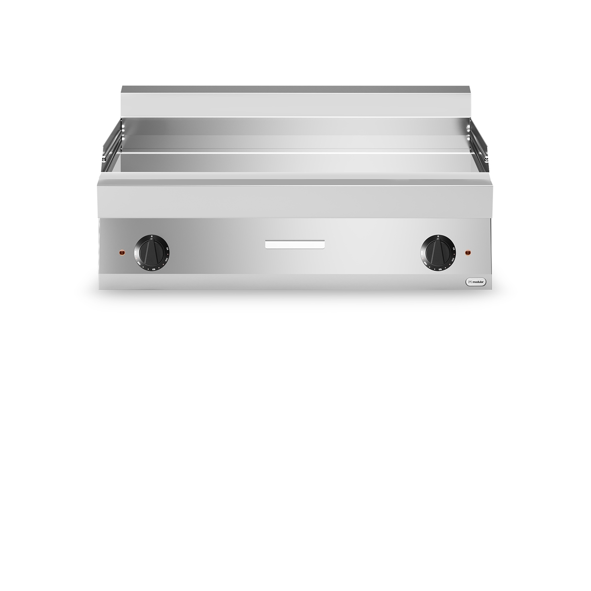 Frytop elektrisch FUN 65/100 glatt verchromt Platte 12 kW oben