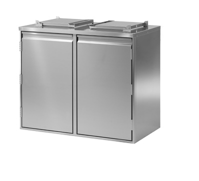 Hoffman Konfiskatkühler 2-240-ZK Zentralkälte ohne I-Fach R134a 2x 240L