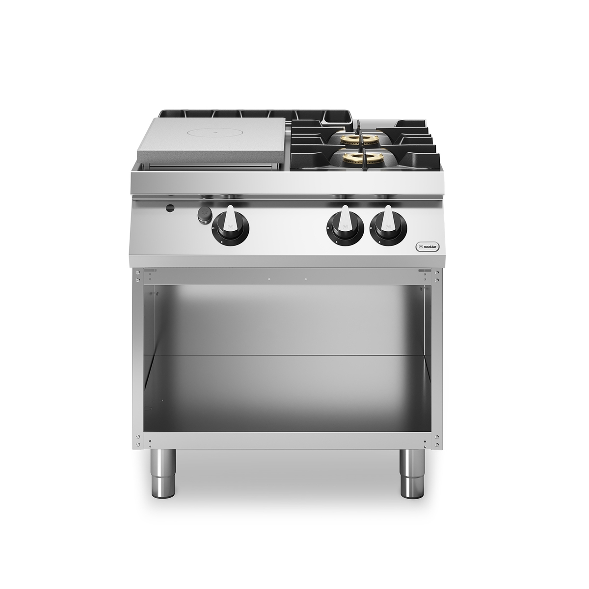 Ganzgaskochfeld ROC 70/80 2 Brenner 18 kW offenes Fach