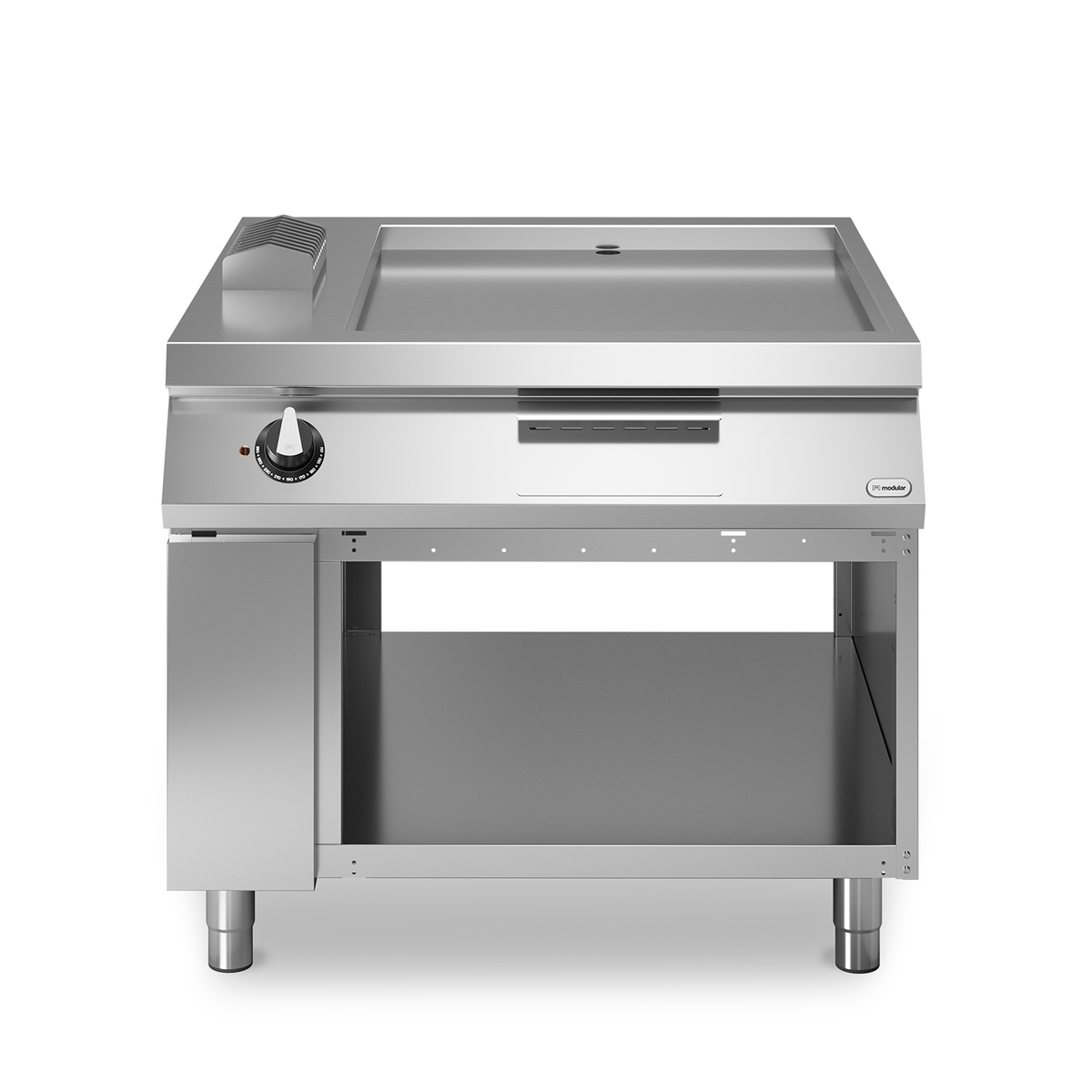 Frittierplatte ele ROC 110/100 glattes Chromblech 15 kW offenes Fach