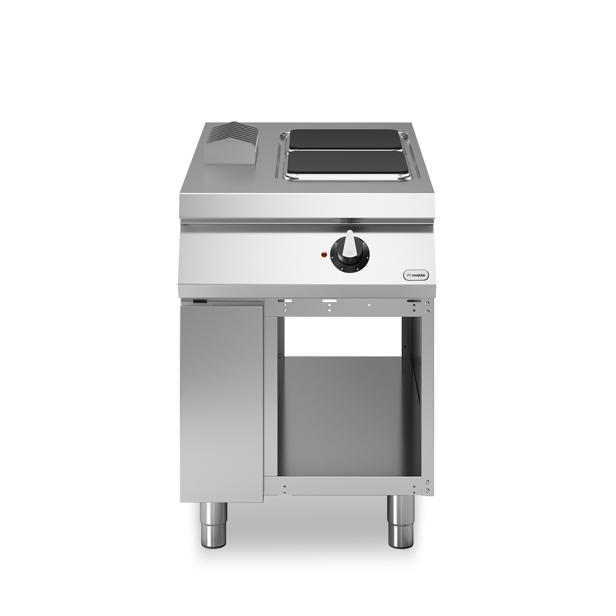 ROC 110/60 Elektroherd 2 quadratische Platten 8 kW offenes Fach