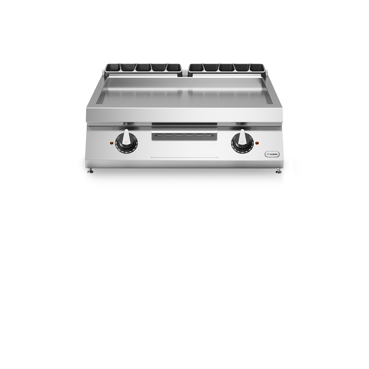 Elektro-Bratplatte ROC 90/80 glatt verchromt 15 kW top