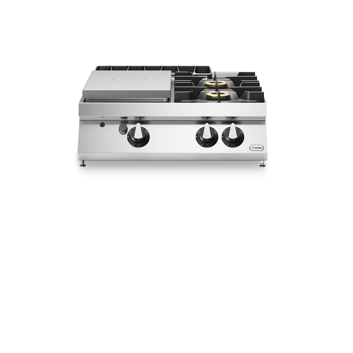 Ganzgas-Presskochfeld ROC 70/80 2-Brenner 18 kW oben