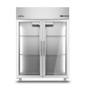 Coldline Master | 1356 Liter | Gastro-Tiefkühlschrank | Glastür | 2 Türen