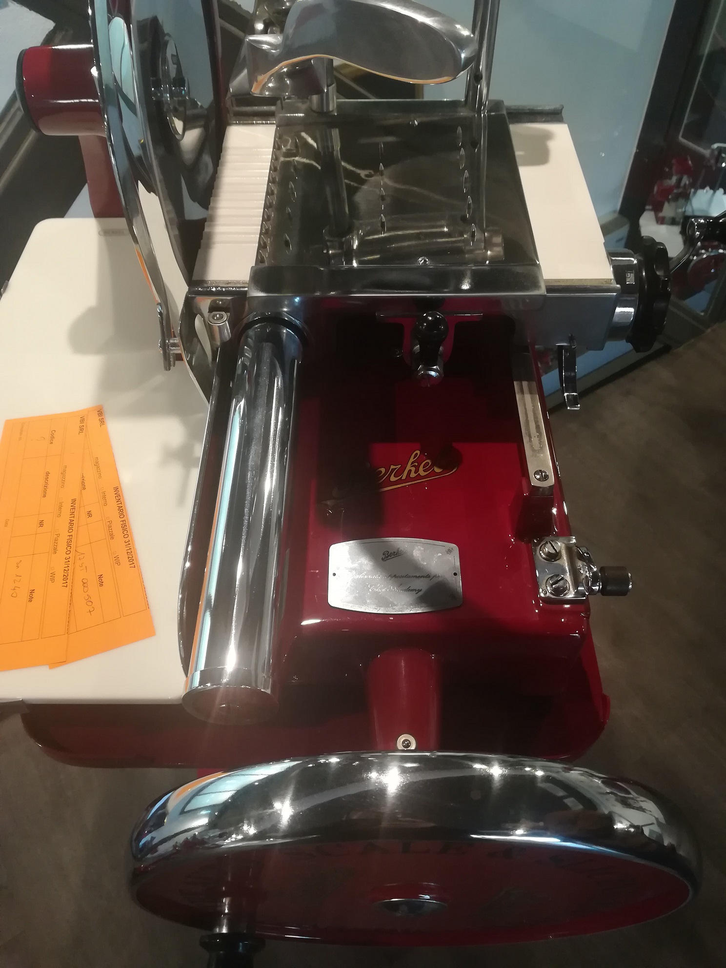 Berkel Volano Plakette mit individueller Gravur