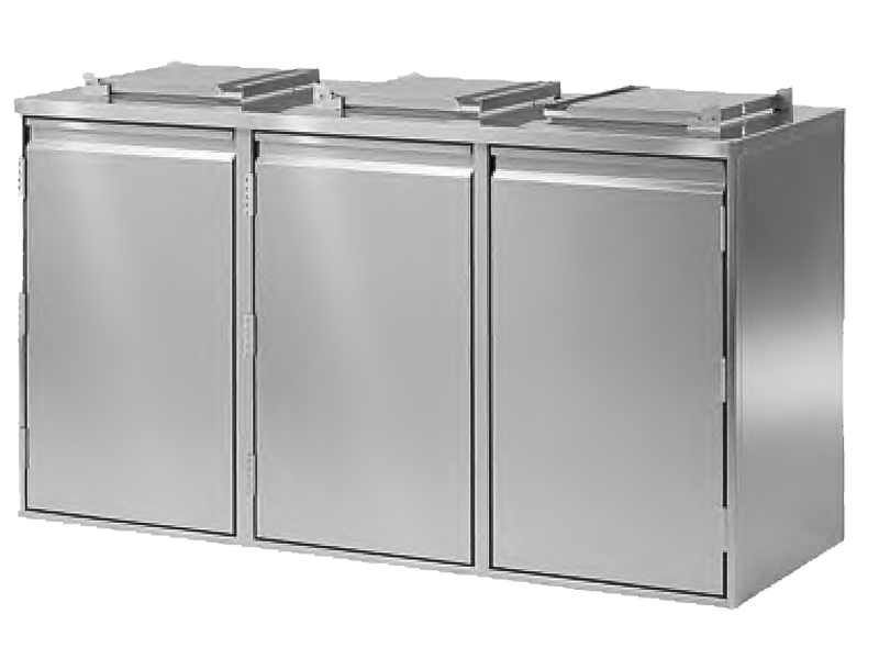 Hoffman Konfiskatkühler 3-120-ZK Zentralkälte ohne I-Fach R134a 3x 120L