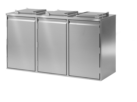 Hoffman Konfiskatkühler 3-240-ZK Zentralkälte ohne I-Fach R134a 3x 240L