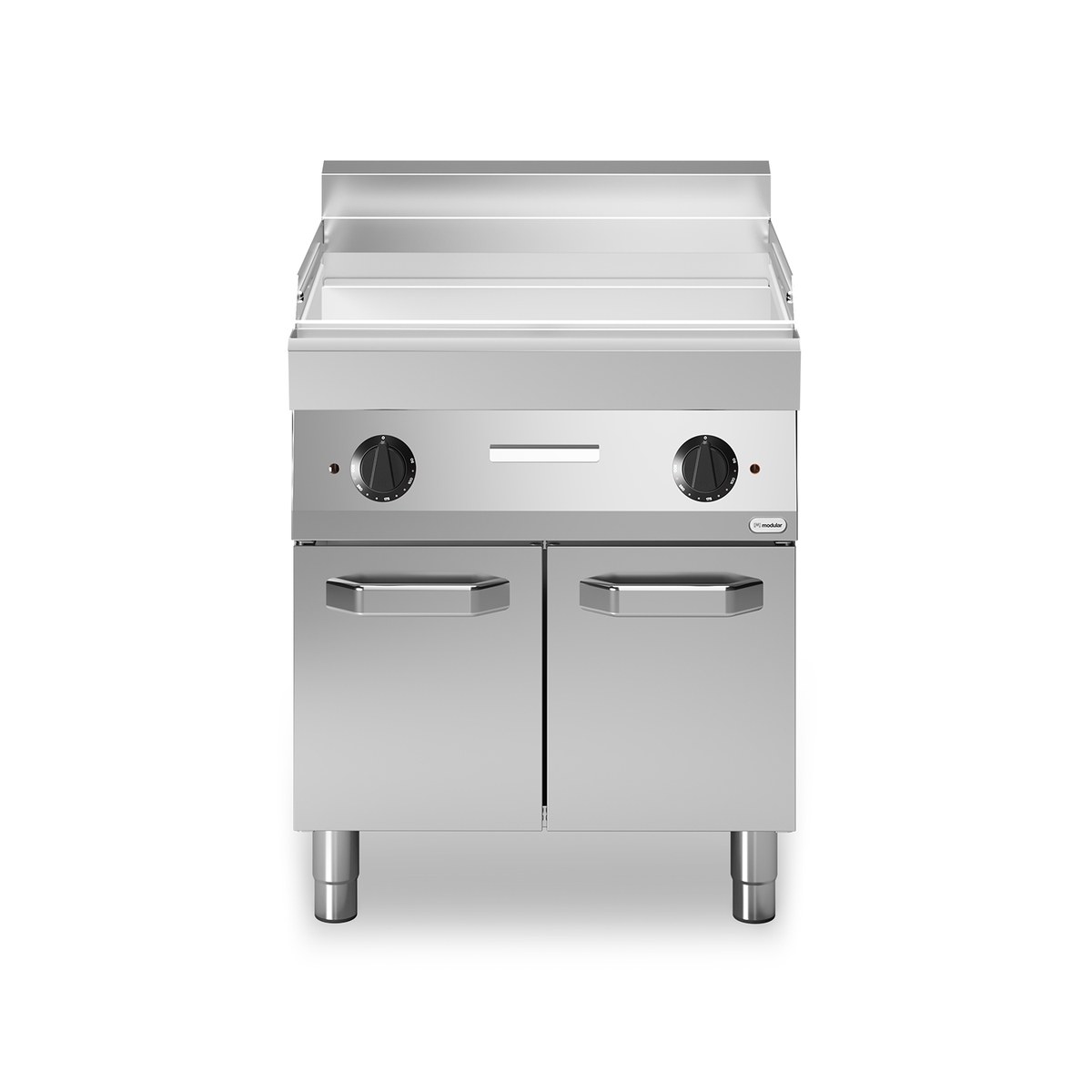 Fry top electric FUN 70/70 glatte Chromplatte 9kW Fach mit Türen