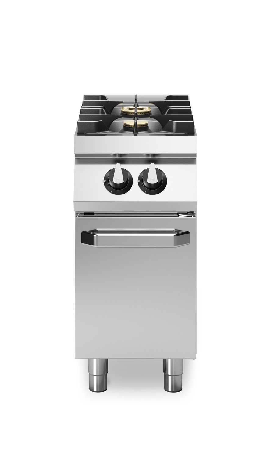 Gepresste ROC 70/40 2-Flammen-Gaskochmulde 9,5 kW oben