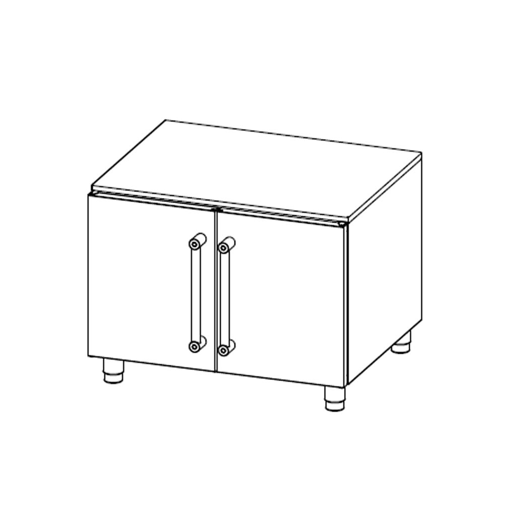 Untergestell mit Blechhalter