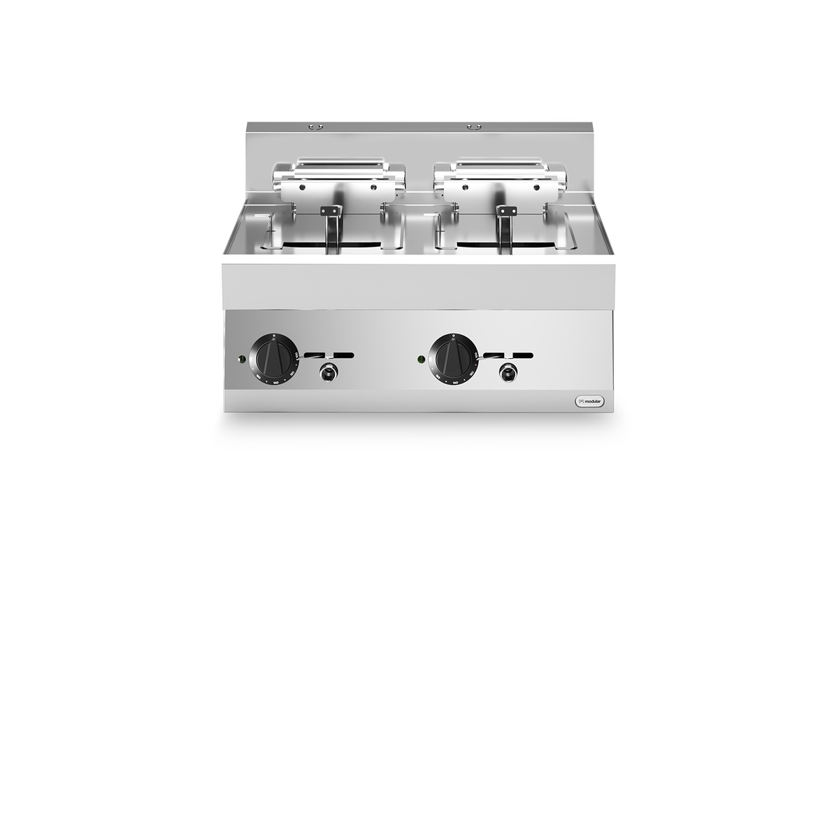 FUN 65/70 Elektrofritteuse 2 Becken 10+10 Lt Kippwiderstände 18 kW oben