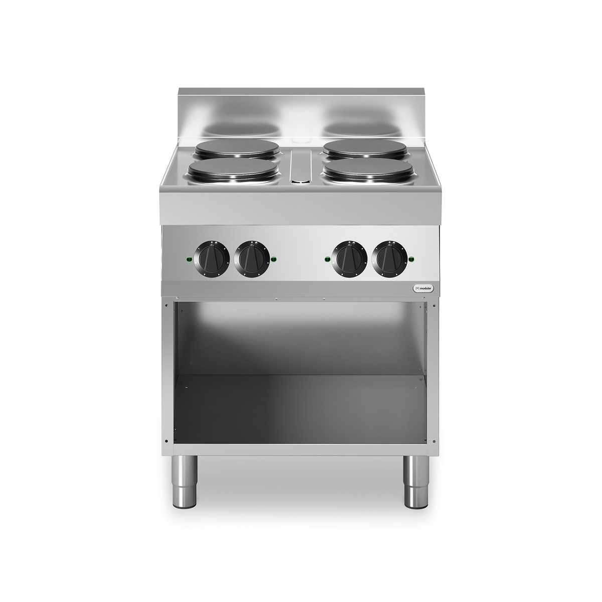 FUN 70/70 Elektrokochfeld 4 runde Platten 10,4 kW offenes Fach